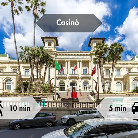 Beach&casino - Modern X4 With Parking Ac Wifi Sanremo